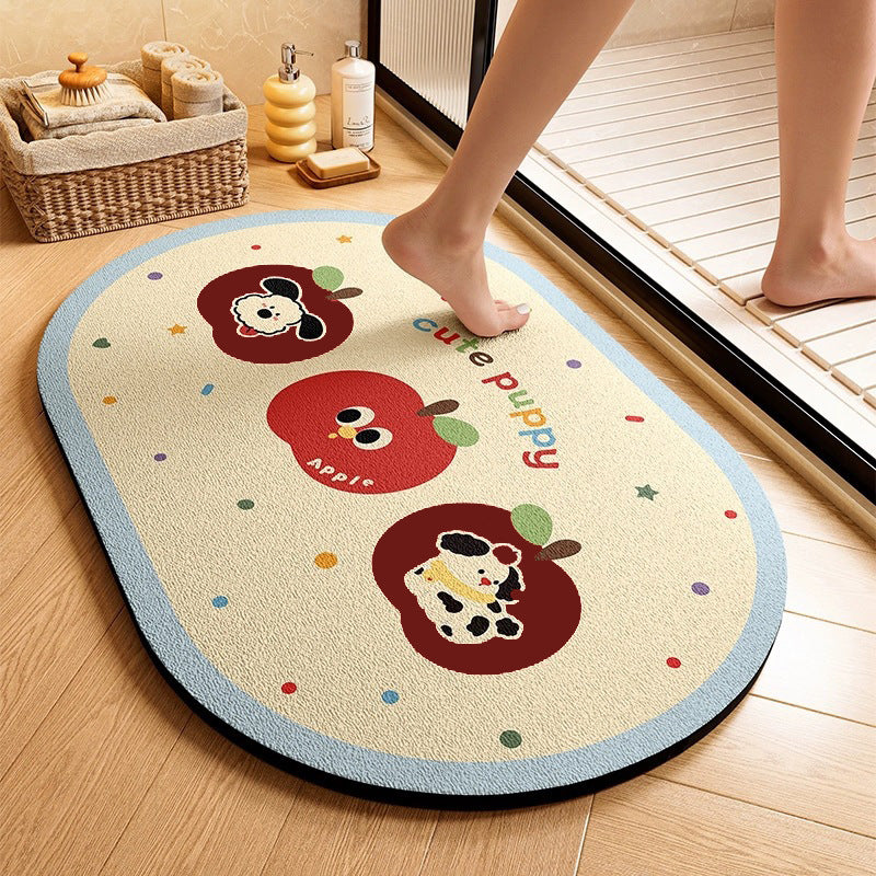 Cute Animal-Themed Memory Foam Bath Mat | High & Bury