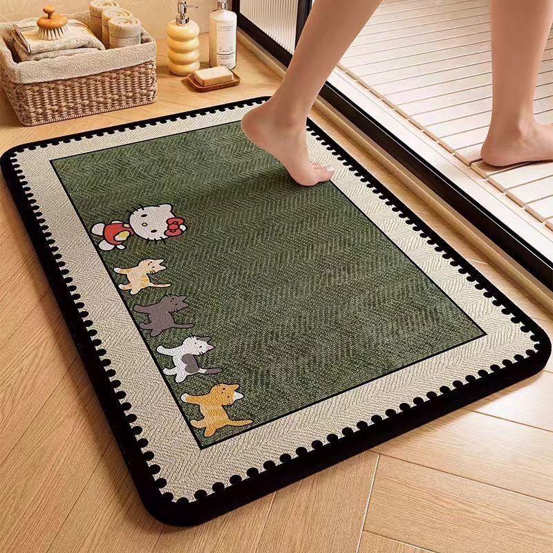 Cute Animal-Themed Plush Bath Mat | High & Bury
