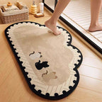 Cute Animal-Themed Plush Bath Mat | High & Bury