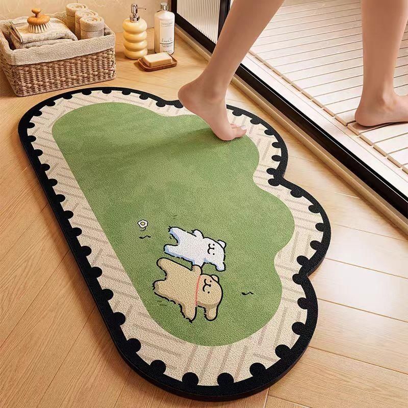 Cute Animal-Themed Plush Bath Mat | High & Bury