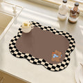 Cute Bear-Themed Absorbent Kitchen Mat | High & Bury