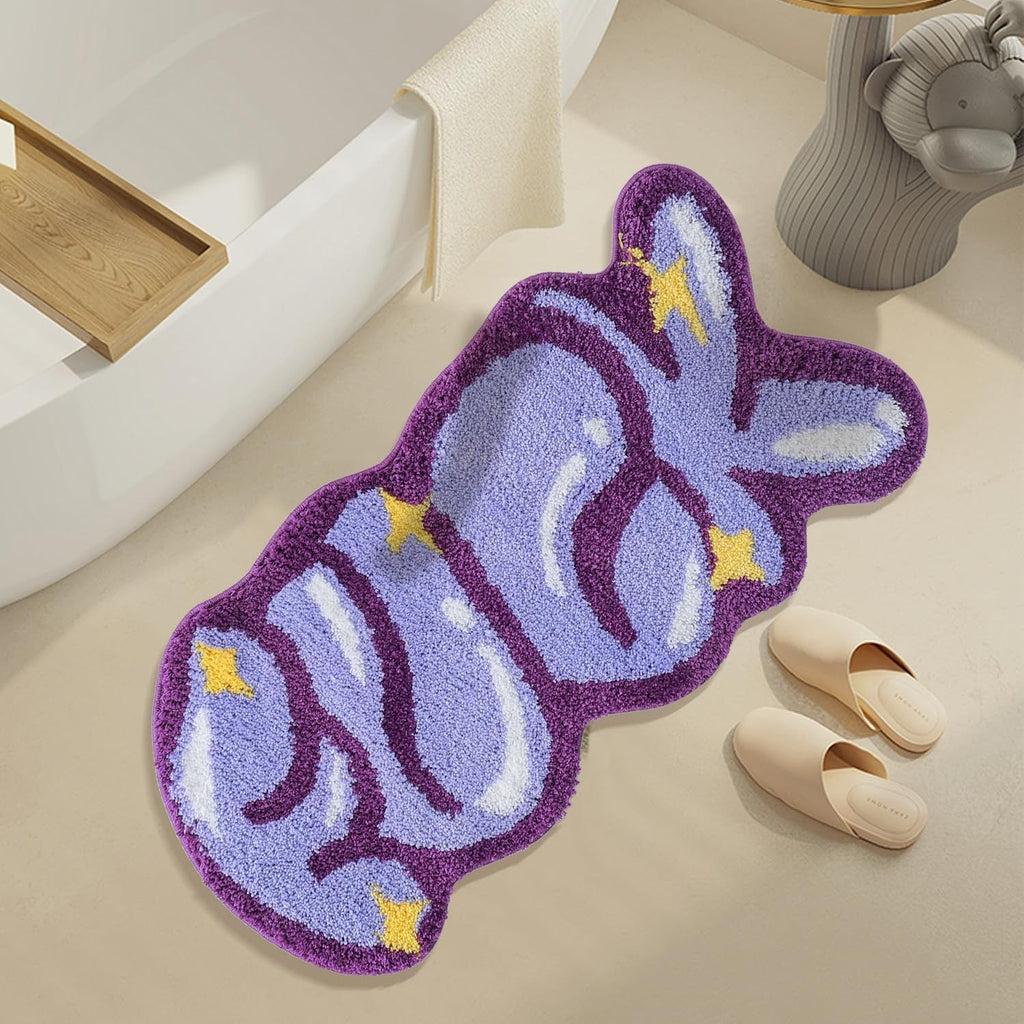 Cute Bunny-Shaped Bath Mat | High & Bury