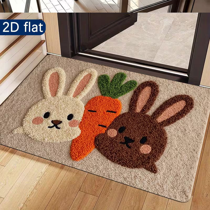 Cute Bunny Shaped Decorative Area Rug | High & Bury