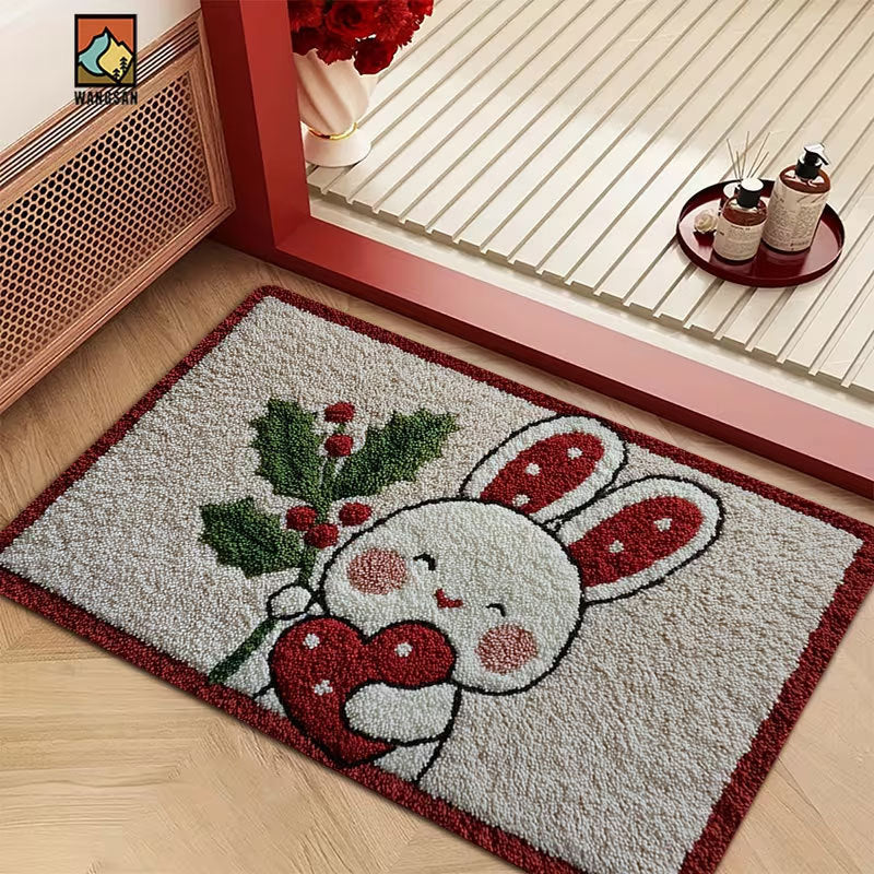 Cute Bunny Shaped Decorative Area Rug | High & Bury