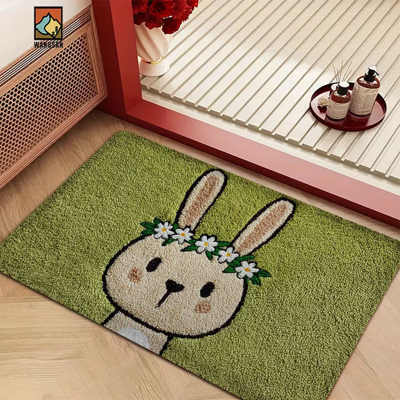 Cute Bunny Shaped Decorative Area Rug | High & Bury