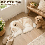 Cute Bunny Shaped Decorative Area Rug | High & Bury
