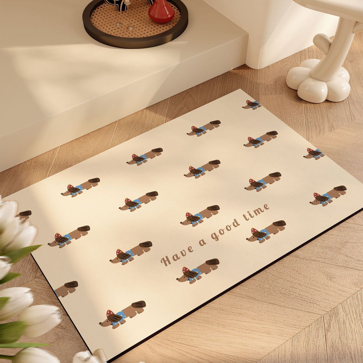 Cute Cartoon Animal Bath Mat | High & Bury
