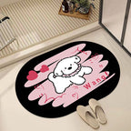 Cute Cartoon Animal Bath Mat | High & Bury