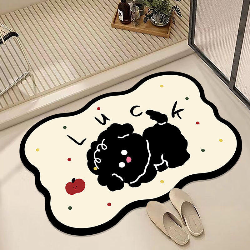 Cute Cartoon Animal Bath Mat | High & Bury