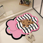 Cute Cartoon Animal Bath Mat | High & Bury