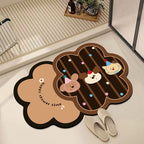 Cute Cartoon Animal Bath Mat | High & Bury