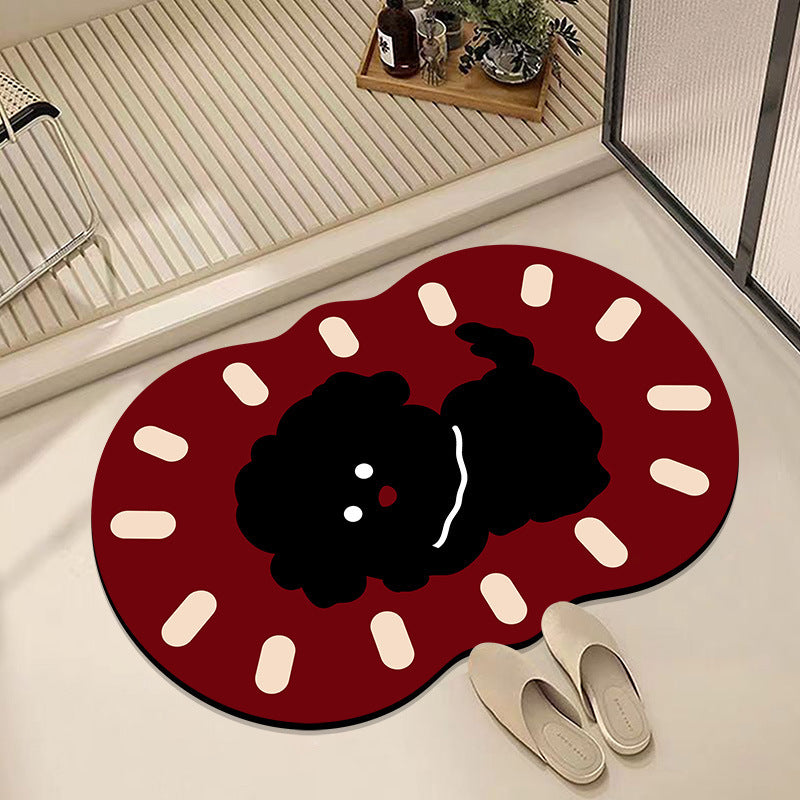 Cute Cartoon Animal Bath Mat | High & Bury