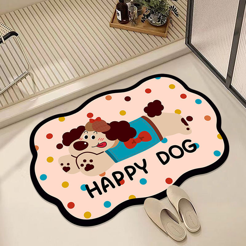Cute Cartoon Animal Bath Mat | High & Bury