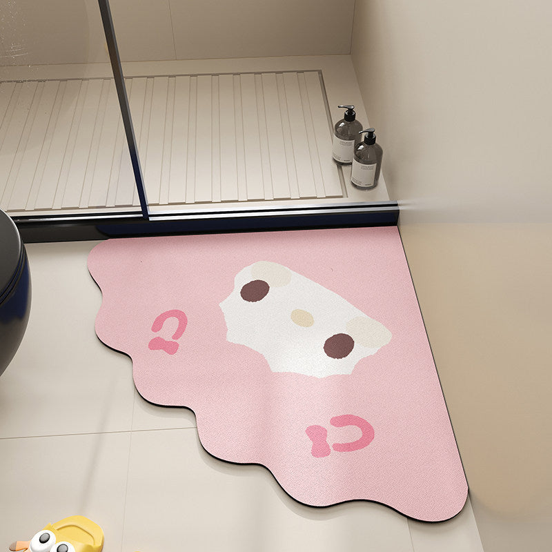 Cute Cartoon Animal-Themed Bath Mat | High & Bury