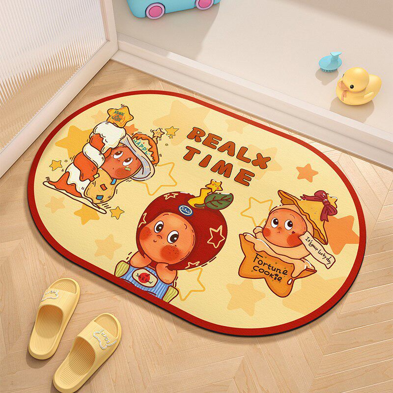 Cute Cartoon Character Welcome Mat | High & Bury