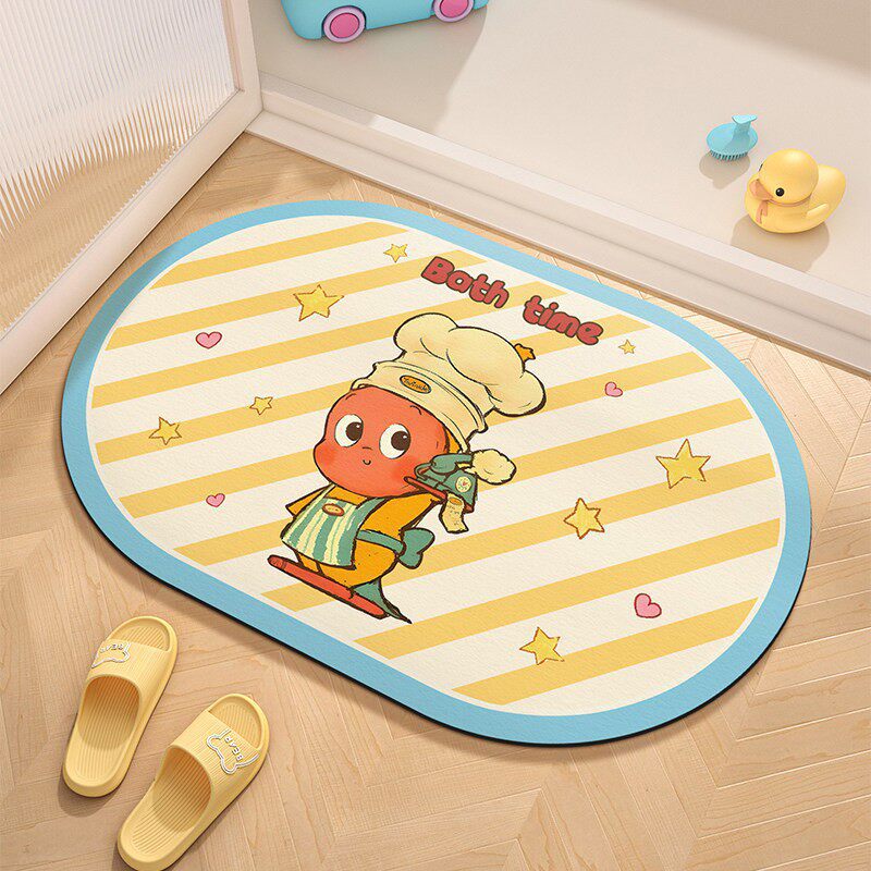 Cute Cartoon Character Welcome Mat | High & Bury