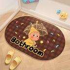 Cute Cartoon Character Welcome Mat | High & Bury