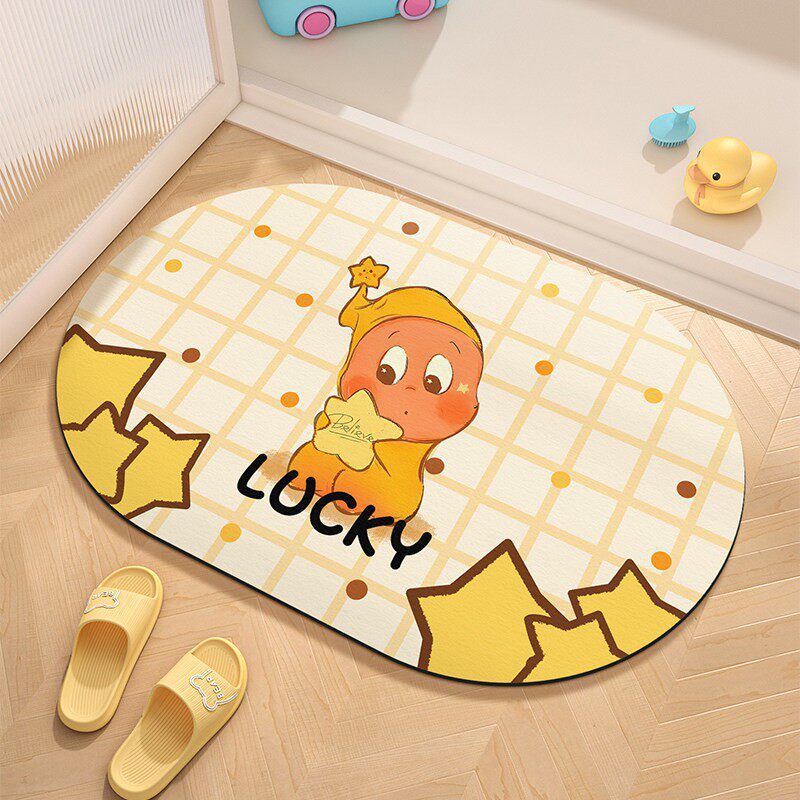 Cute Cartoon Character Welcome Mat | High & Bury