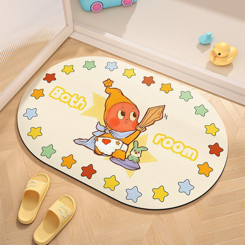 Cute Cartoon Character Welcome Mat | High & Bury
