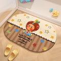 Cute Cartoon Character Welcome Mat | High & Bury