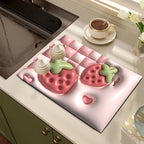 Cute Cartoon Dog-Themed Kitchen Mat | High & Bury