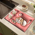 Cute Cartoon Dog-Themed Kitchen Mat | High & Bury
