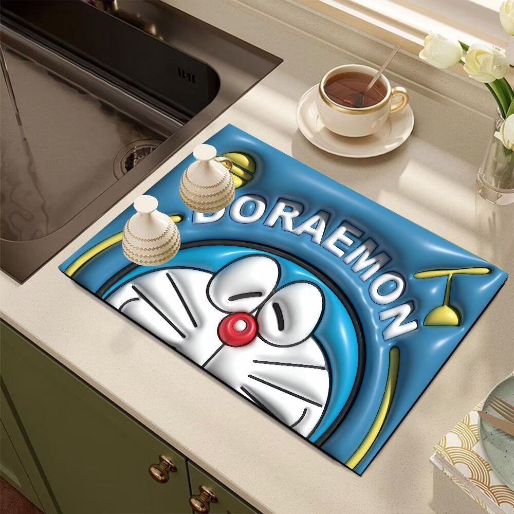Cute Cartoon Dog-Themed Kitchen Mat | High & Bury