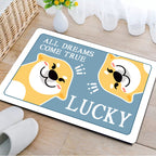 Cute Cartoon Dog Welcome Mat | High & Bury