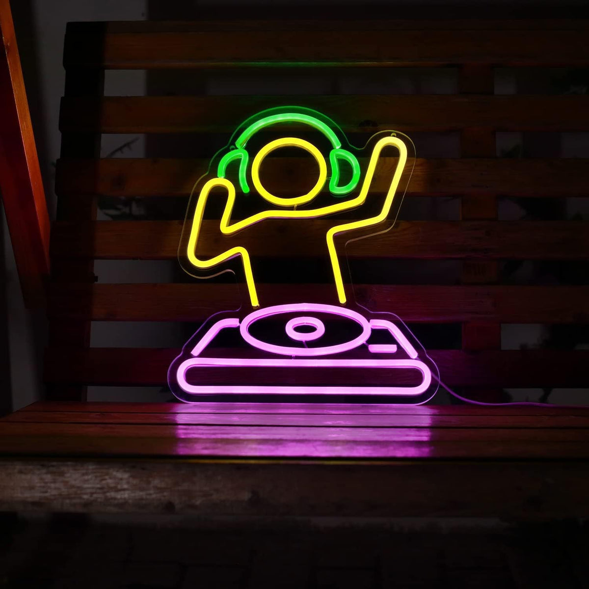 Cute Cartoon Mushroom Neon LED Wall Light with Acrylic Back | High & Bury