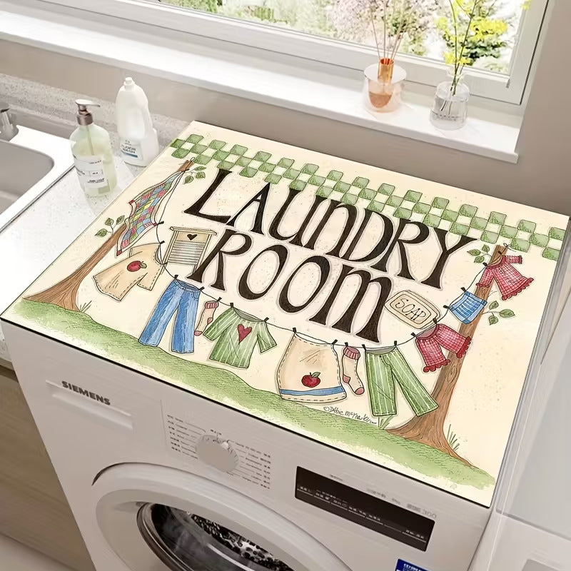 Cute Cartoon Sheep-Patterned Kitchen Mat | High & Bury