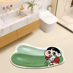 Cute Cartoon-Themed Bathroom Bath Mat | High & Bury