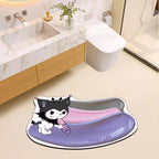 Cute Cartoon-Themed Bathroom Bath Mat | High & Bury