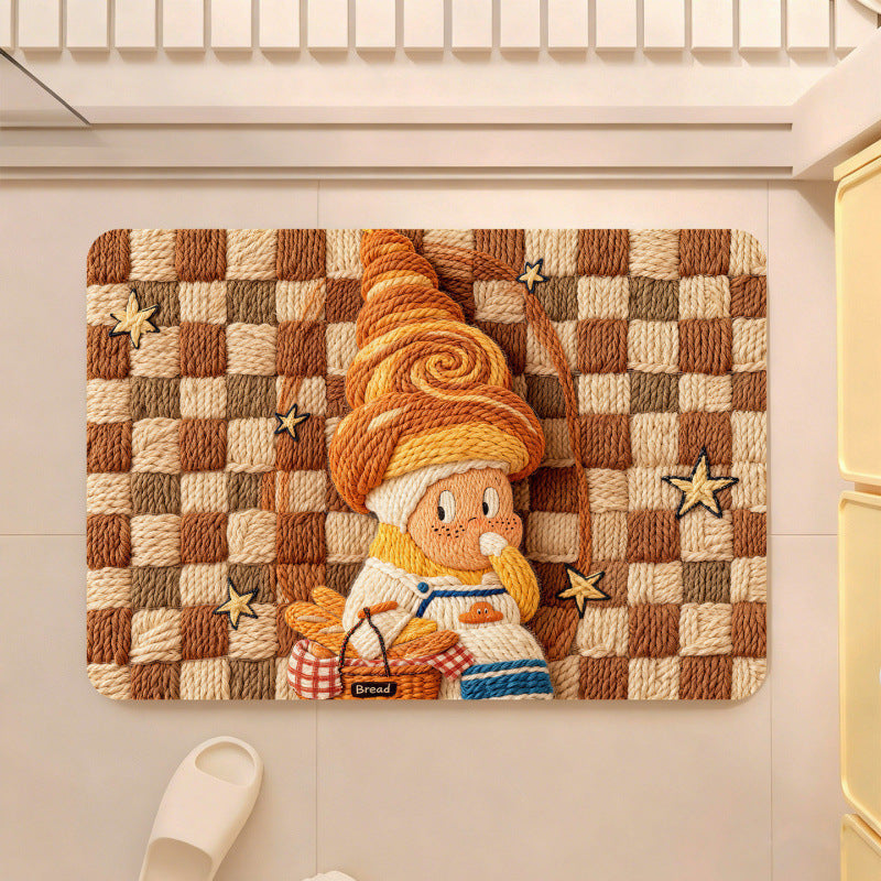 Cute Cartoon-Themed Plush Area Mat | High & Bury