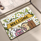 Cute Cartoon-Themed Welcome Mat | High & Bury