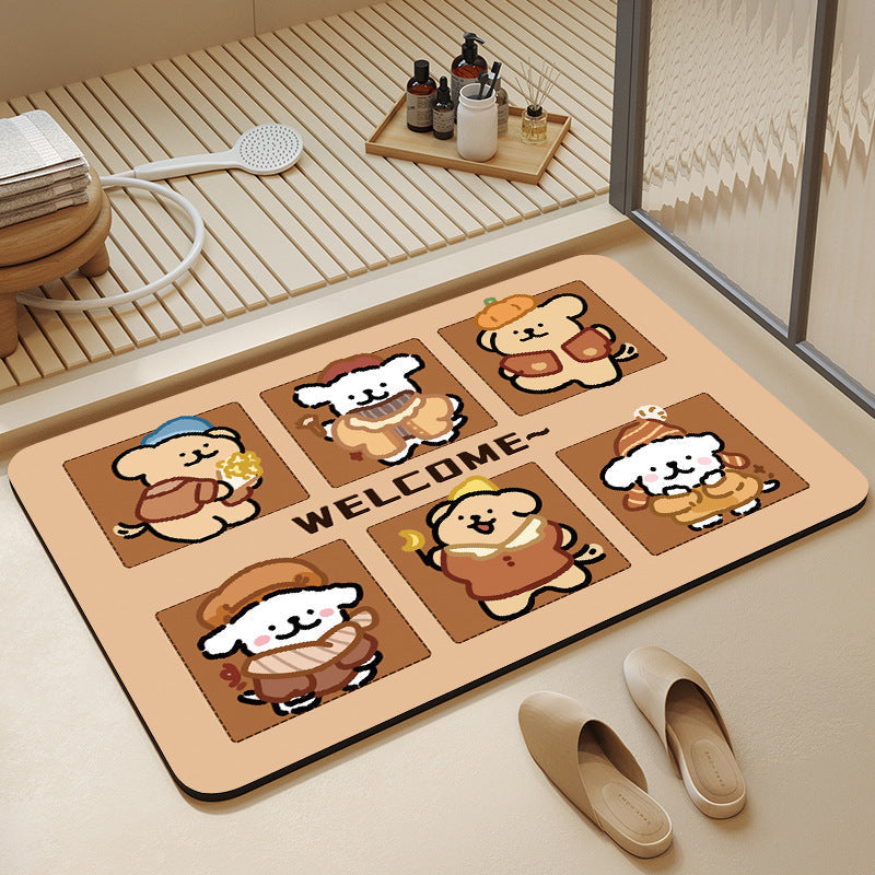 Cute Cartoon-Themed Welcome Mat | High & Bury