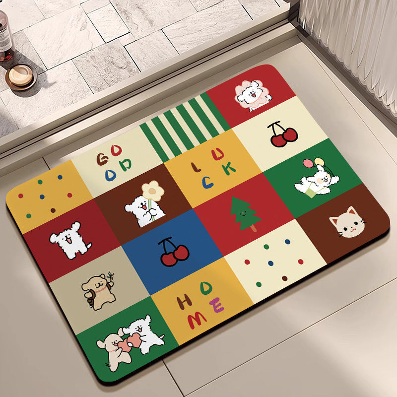 Cute Cartoon-Themed Welcome Mat | High & Bury