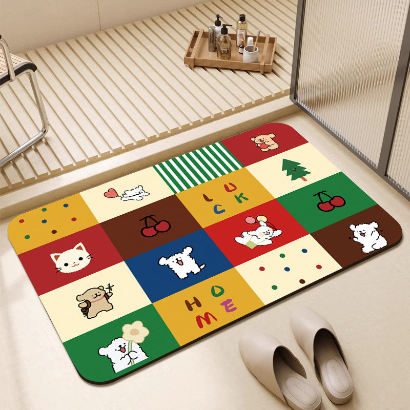 Cute Cartoon-Themed Welcome Mat | High & Bury