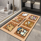 Cute Cartoon-Themed Welcome Mat | High & Bury