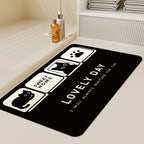 Cute Cat-Shaped Plush Bath Rug | High & Bury