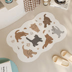 Cute Cat-Themed Bath Mat | High & Bury