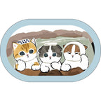 Cute Cat-Themed Plush Bath Mat | High & Bury
