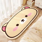 Cute Character-Shaped Plush Bath Mat | High & Bury