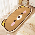 Cute Character-Shaped Plush Bath Mat | High & Bury