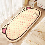Cute Character-Shaped Plush Bath Mat | High & Bury