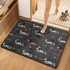 Cute Dog-Themed Decorative Bathroom Mat | High & Bury