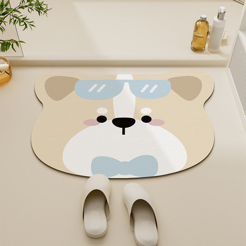 Cute Frog Design Bath Mat | High & Bury