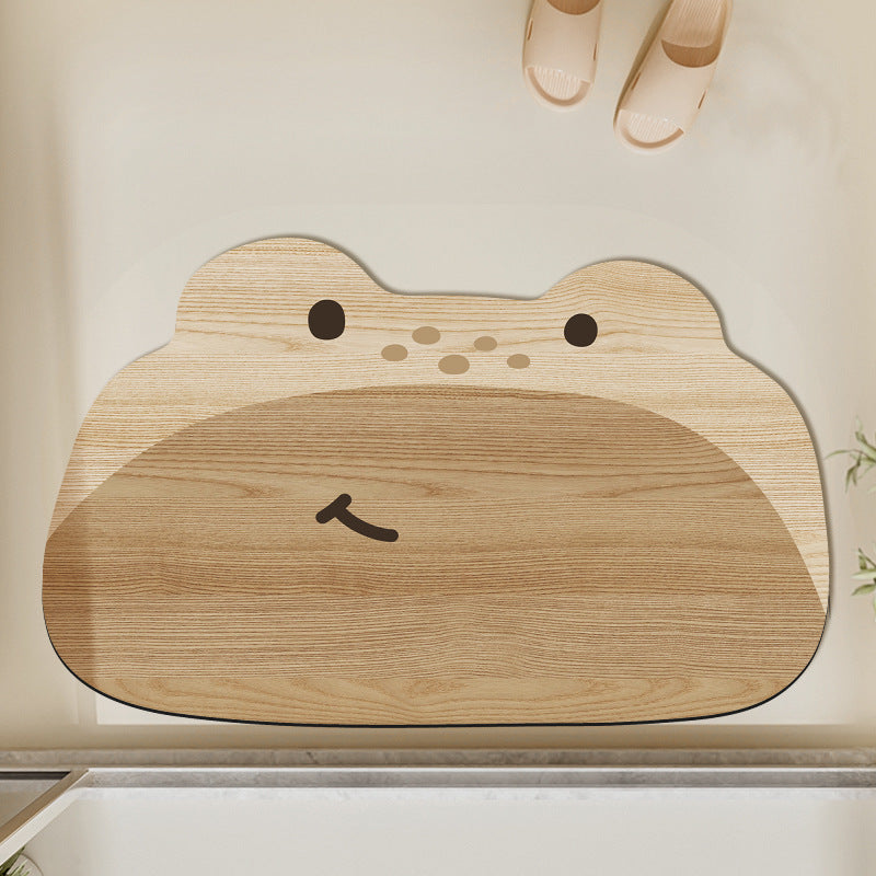Cute Frog Design Bath Mat | High & Bury