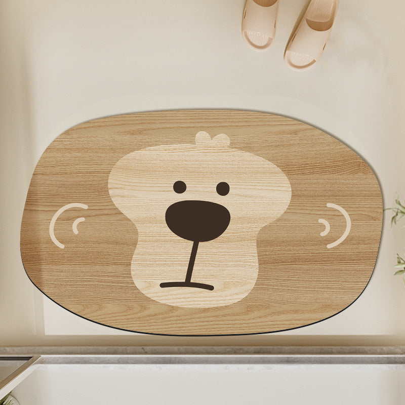 Cute Frog Design Bath Mat | High & Bury