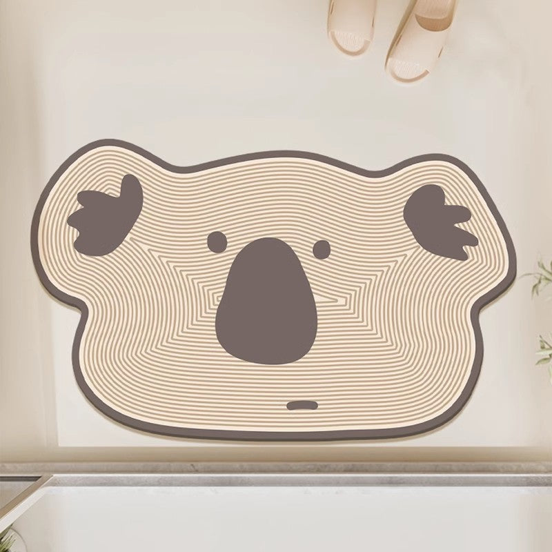 Cute Frog Design Bath Mat | High & Bury