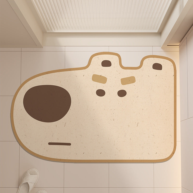 Cute Frog Design Bath Mat | High & Bury
